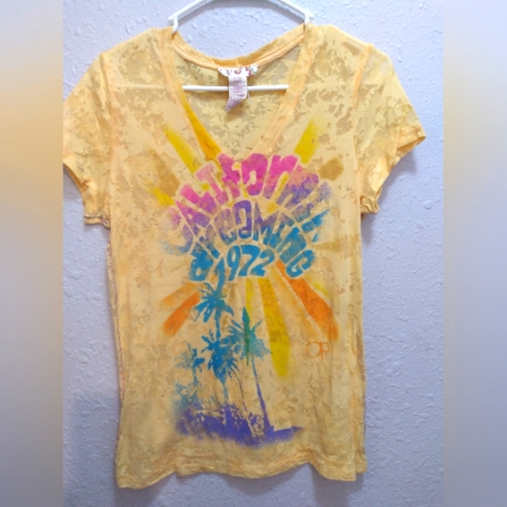 Vintage OP V-neck tee